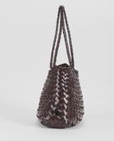 Ellyla Leather bag Selina espresso