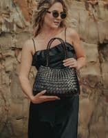 Ellyla Leather bag Selina espresso