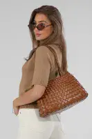 Ellyla Leather Bag Selina tan