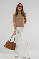 Ellyla Leather Bag Selina tan
