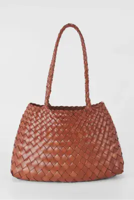 Ellyla Leather Bag Selina tan