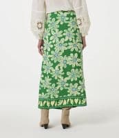 Fabienne Chapot Bobo Straight Skirt green glow/pool blue