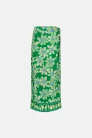 Fabienne Chapot Bobo Straight Skirt green glow/pool blue
