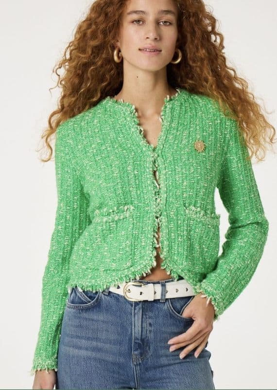 Fabienne Chapot Cardigan green apple