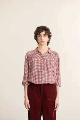 Garance Shirt Telma bordeaux