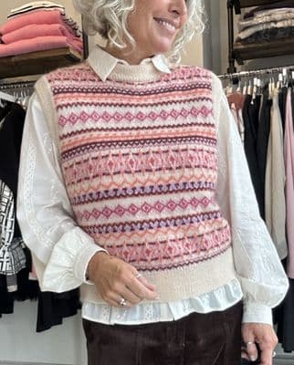 Garance Sleeveless Jumper Dora rose