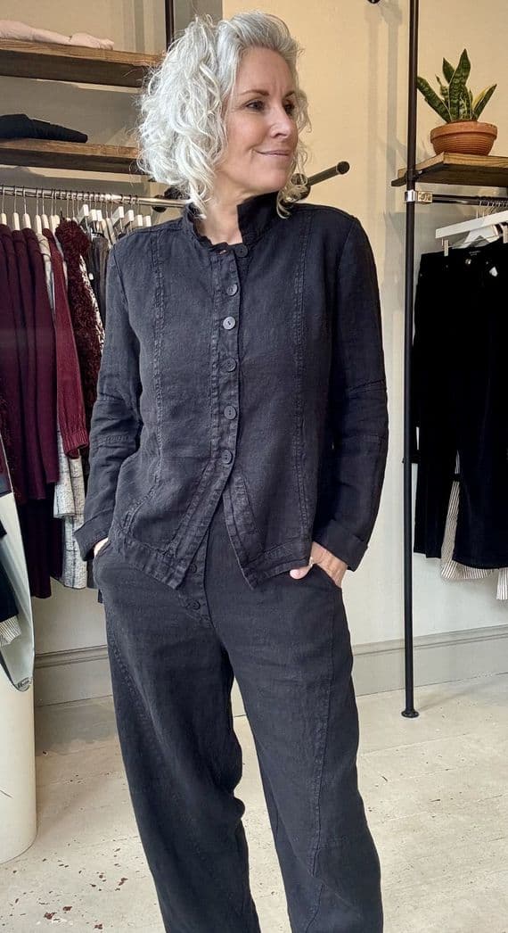 Grizas Linen trousers black