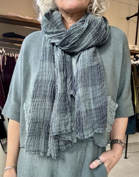 Grizas Scarf sage check