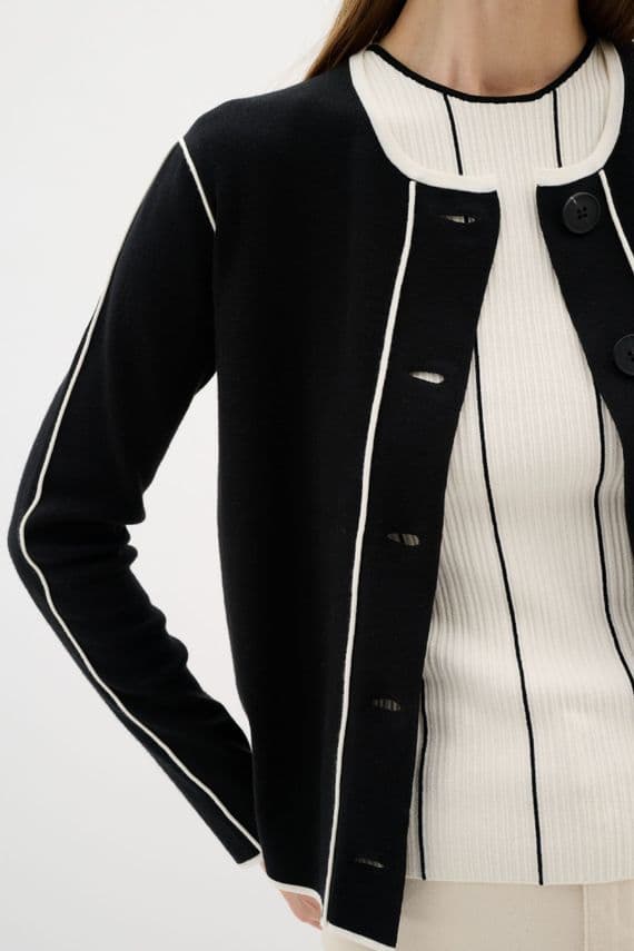 InWear Cardigan Sacco black