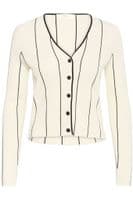 InWear Cardigan Saia whisper white/black