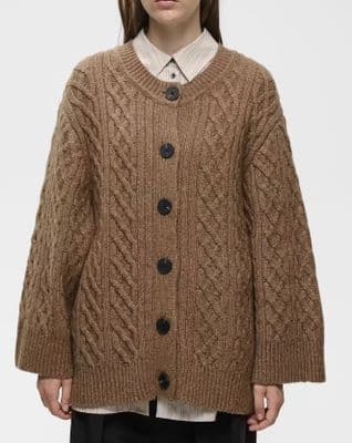 InWear Cardigan Taie tobacco brown
