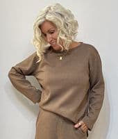 InWear Crewneck Gincent coffee quartz melange