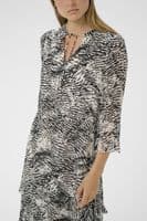 InWear Dress Lyon black wavy structure
