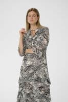 InWear Dress Lyon black wavy structure