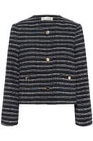 InWear Jacket Yaxha marine blue/white