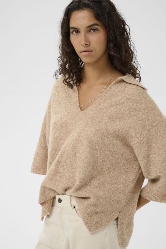 InWear Polo Jumper Guni cornstalk