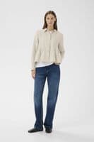 InWear Shirt Dilana ecru melange/whitw