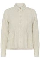 InWear Shirt Dilana ecru melange/whitw