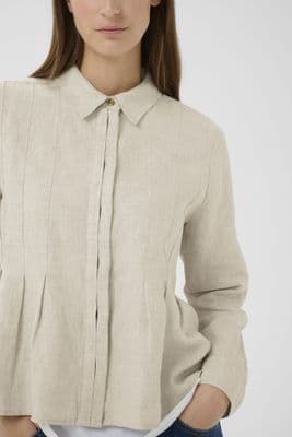InWear Shirt Dilana ecru melange/whitw