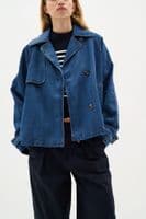 InWear Short Coat Mable Minona dark denim
