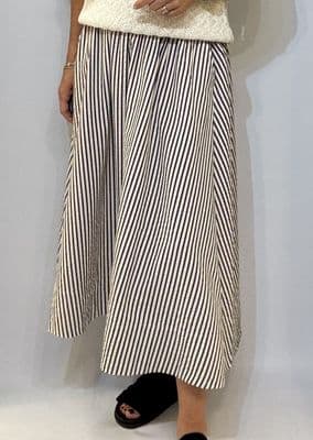 InWear Skirt Garbo vanilla/black stripe