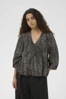 InWear Top Liberty black faded dot