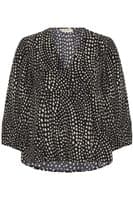 InWear Top Liberty black faded dot
