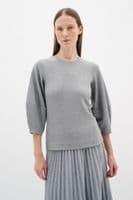 InWear Top Pari medium grey melange