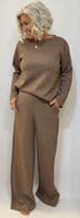 InWear Trouser Gincette coffee quartz melange