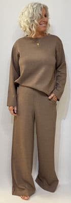 InWear Trouser Gincette coffee quartz melange