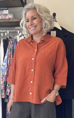 Ischiko Blouse 611 rust