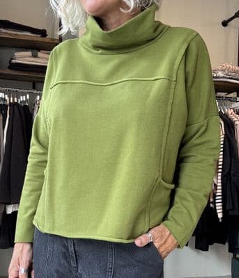 LUUKAA  Top Carmen pistachio