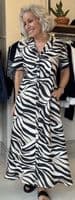 Marella Dress Pacche black zebra