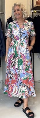 Marella Dress Pacche orange macro