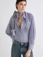 Marella Shirt Avila navy white stripe
