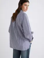 Marella Shirt Avila navy white stripe