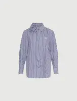 Marella Shirt Avila navy white stripe