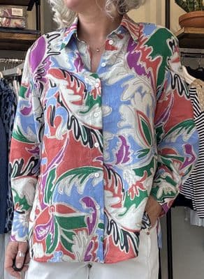 Marella Shirt Pergola orange macro