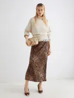 Marella Skirt Albany leopard natural