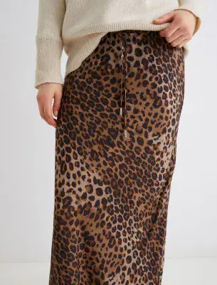 Marella Skirt Albany leopard natural