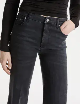 Marella Wide Jeans Crop dark grey