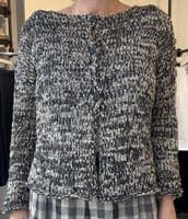 Neirami Boxy Cardigan shaded sand