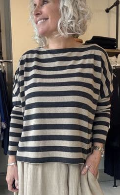 Neirami Boxy Sweater sabbia