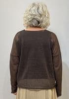 Neirami Linen Knit chocolate