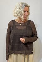 Neirami Linen Knit chocolate