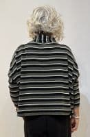 Neirami Ring Collar Top forest stripe