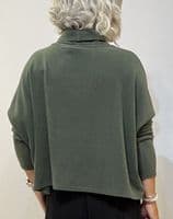 Neirami Ring Collar Top tobacco