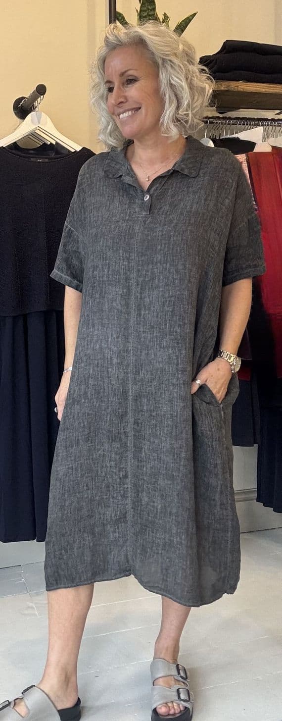Neirami Shirt Dress ardesia (slate)