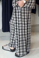 Neirami Wide Trousers check