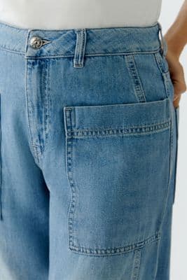 Oui Barrel Jeans denim